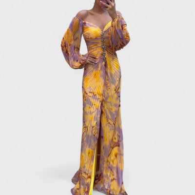 Kristine - Elegantes Kleid mit V-Ausschnitt
