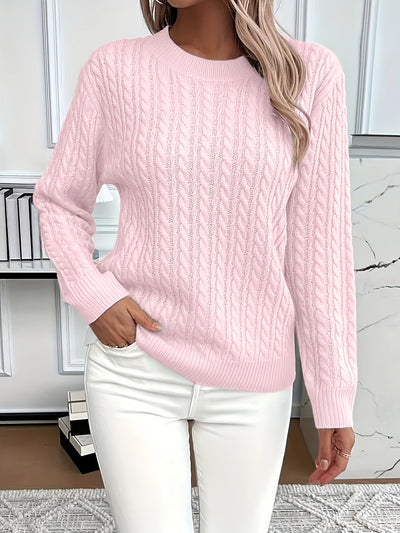 Bernila – Strickpullover mit Zopfmuster