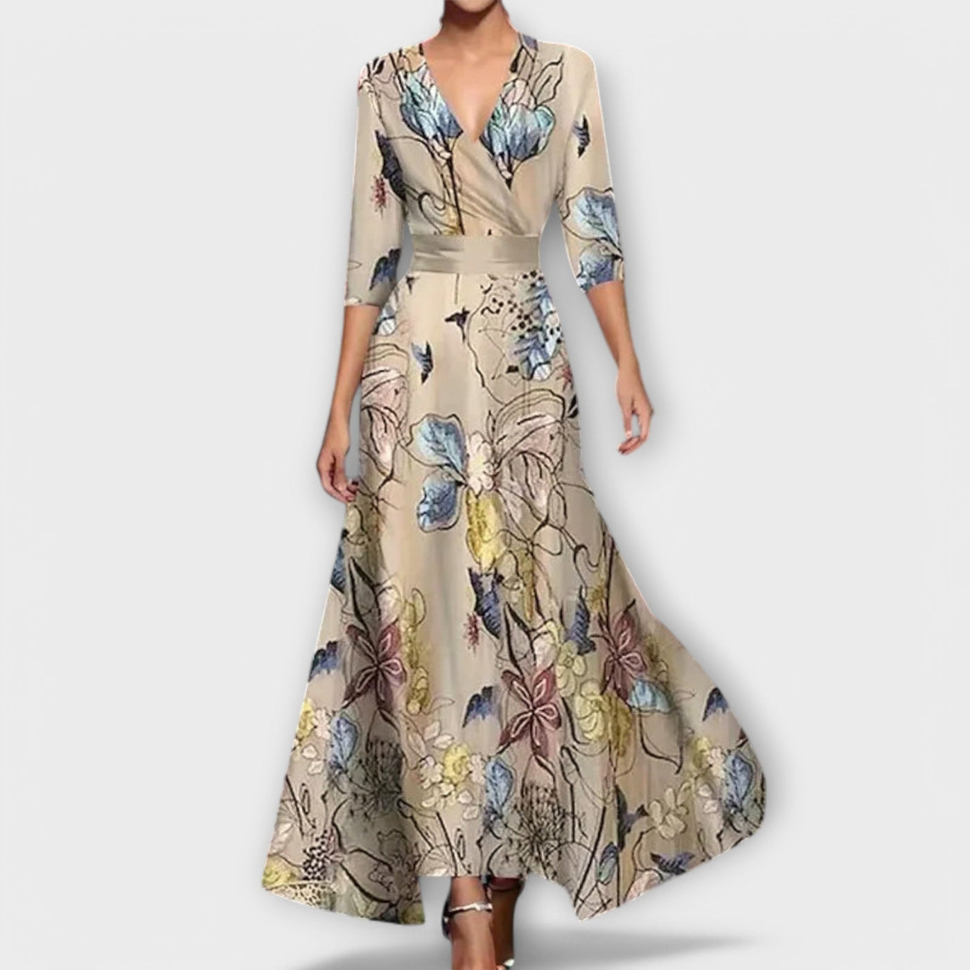 Alma - Elegantes Damenkleid mit Ärmel-Design