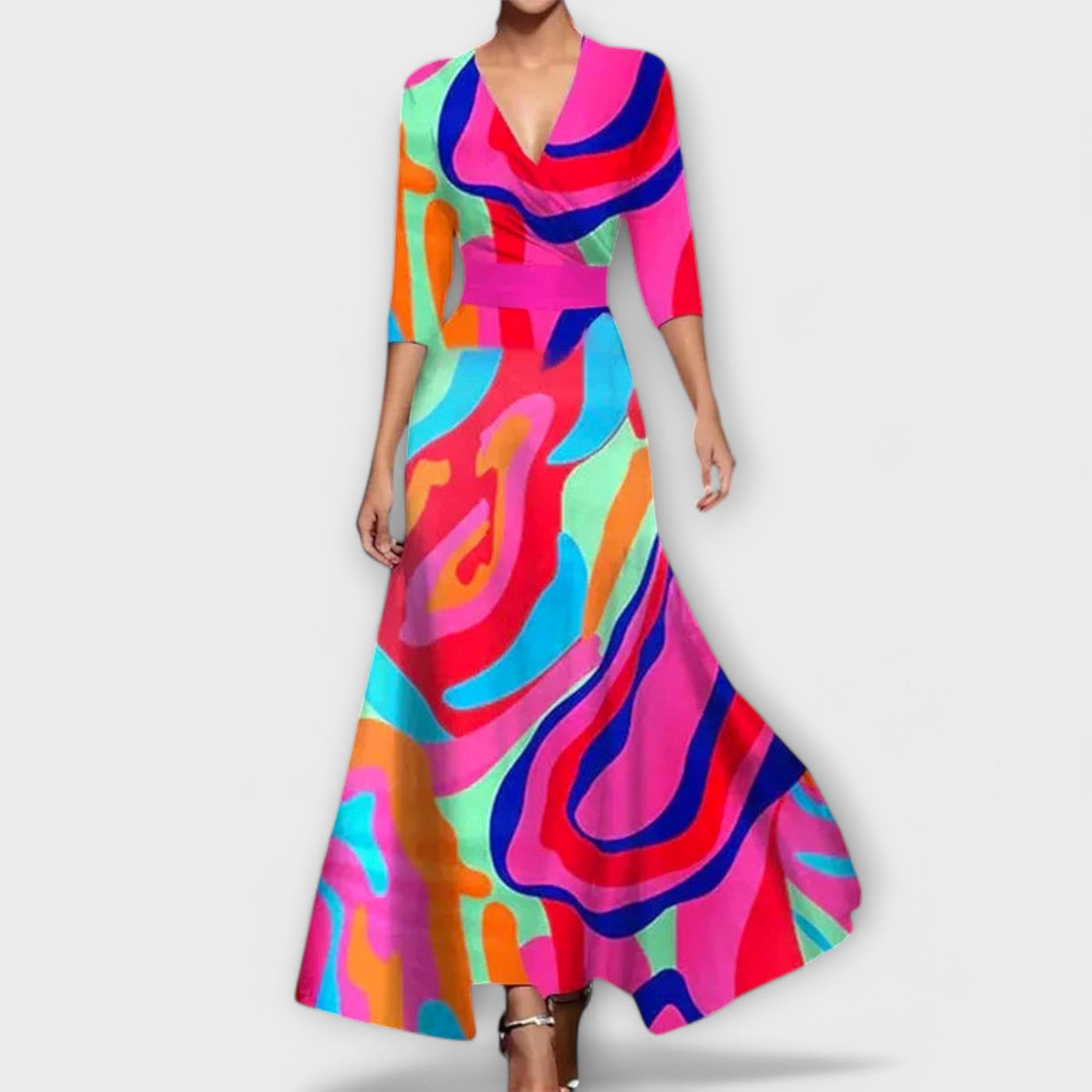 Alma - Elegantes Damenkleid mit Ärmel-Design