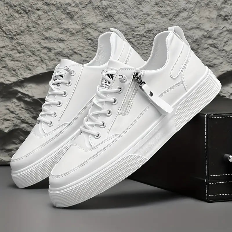 CIRO | LEDERSNEAKER MIT REISSVERSCHLUSSDETAIL