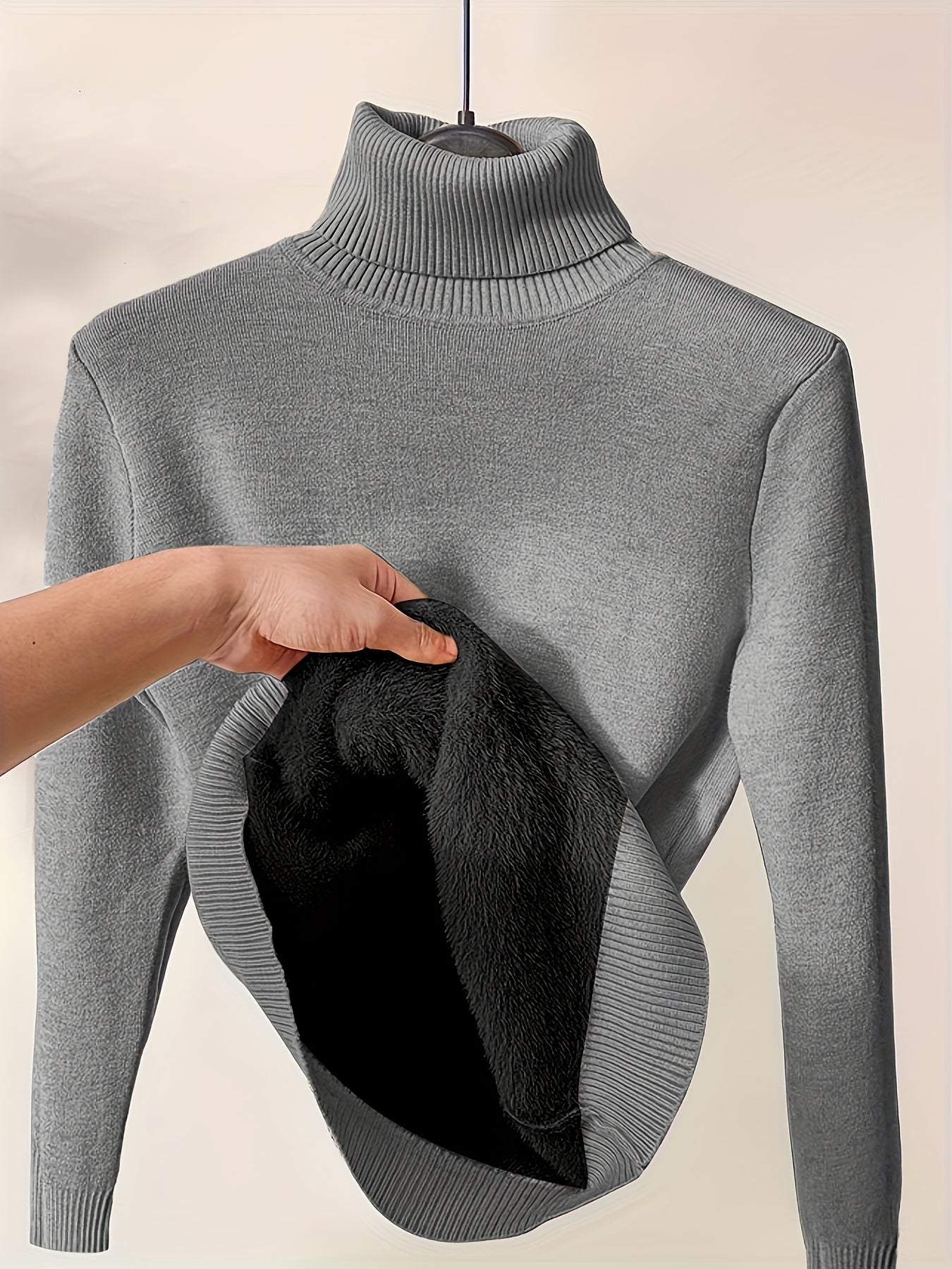 Zoe - Eleganter Pullover mit Hohem Kragen