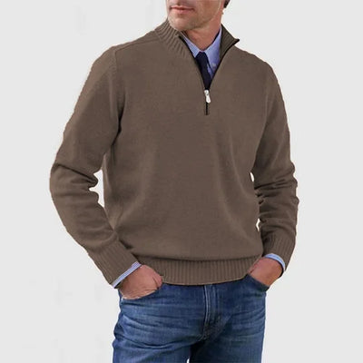 Howard™ | Raffinierter Pullover mit halbem Reißverschluss