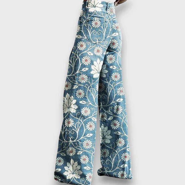 Tavira – Jeans mit wildem Muster