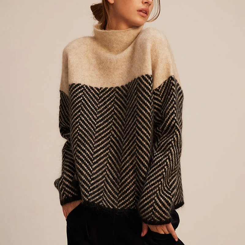 Isabelle - Pullover mit Stehkragen