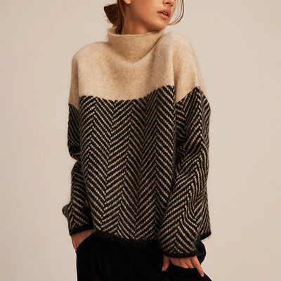 Isabelle - Pullover mit Stehkragen