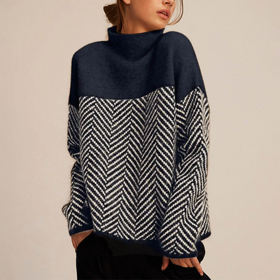 Isabelle - Pullover mit Stehkragen