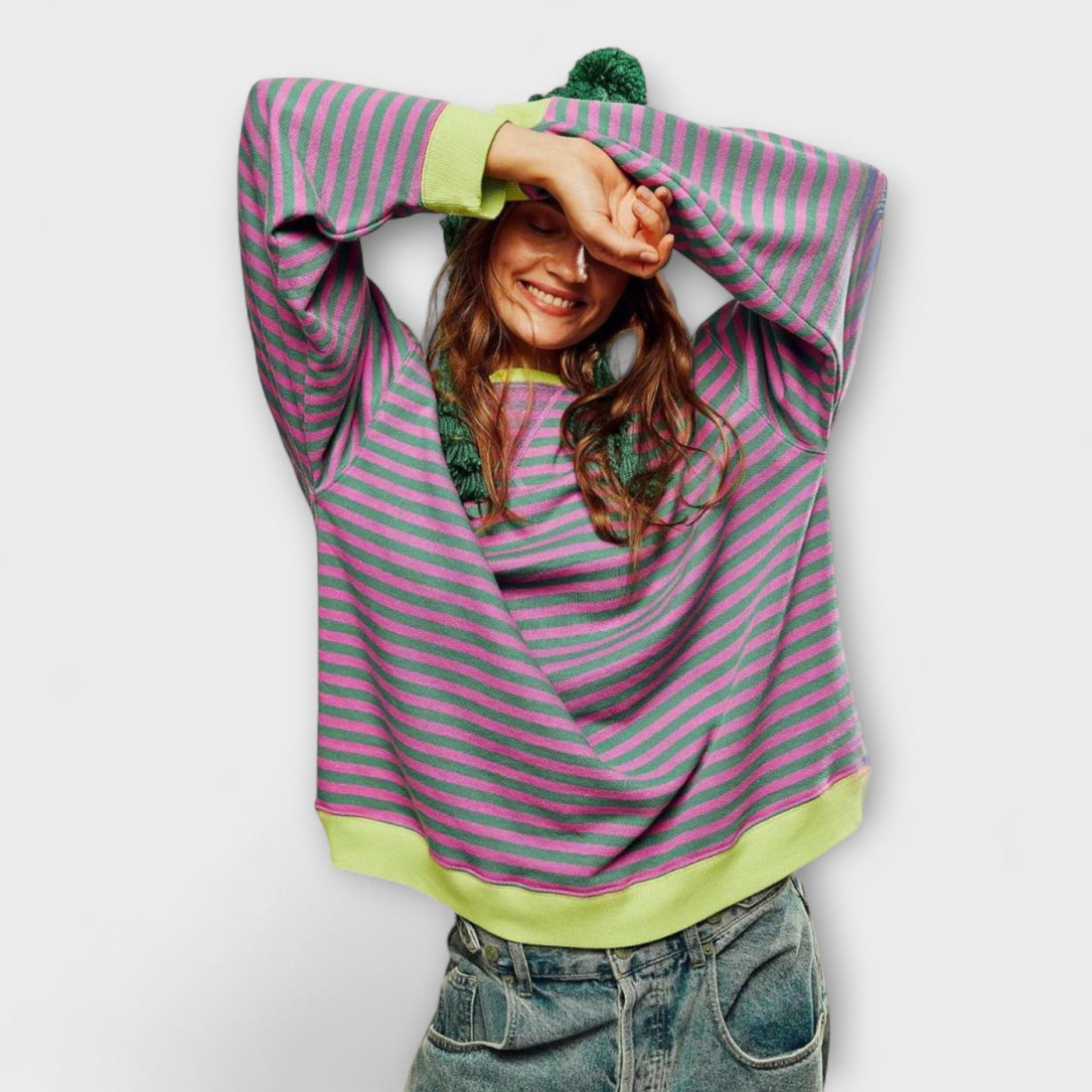 Mary - Oversize Streifenpullover