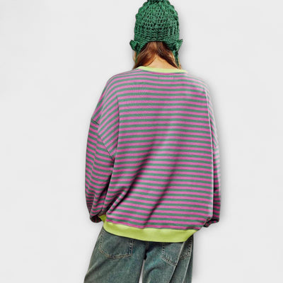 Mary - Oversize Streifenpullover