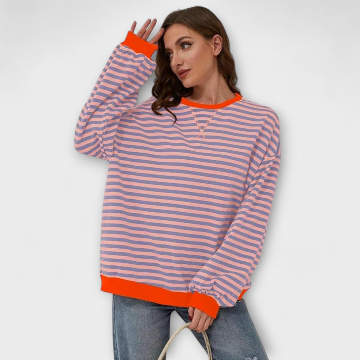 Mary - Oversize Streifenpullover