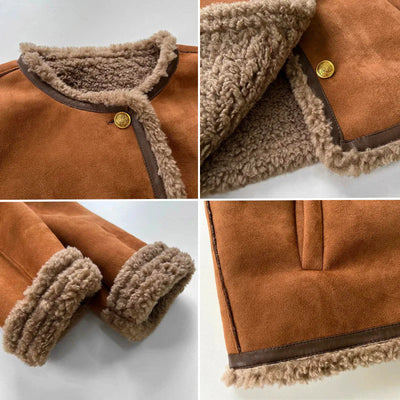 Jacke mit Pelzknöpfen von Isabella