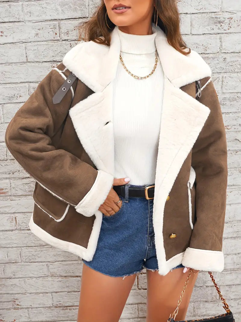 Isabella™ Winterjacke mit Kunstfellfutter