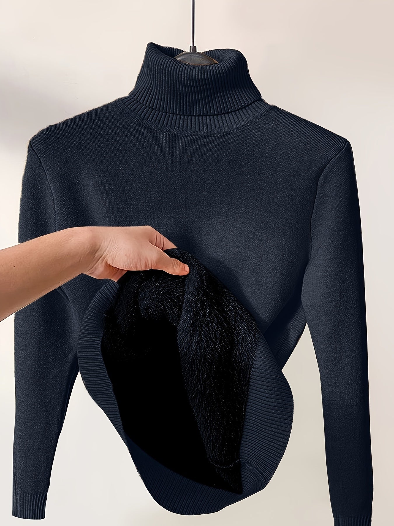 Zoe - Eleganter Pullover mit Hohem Kragen