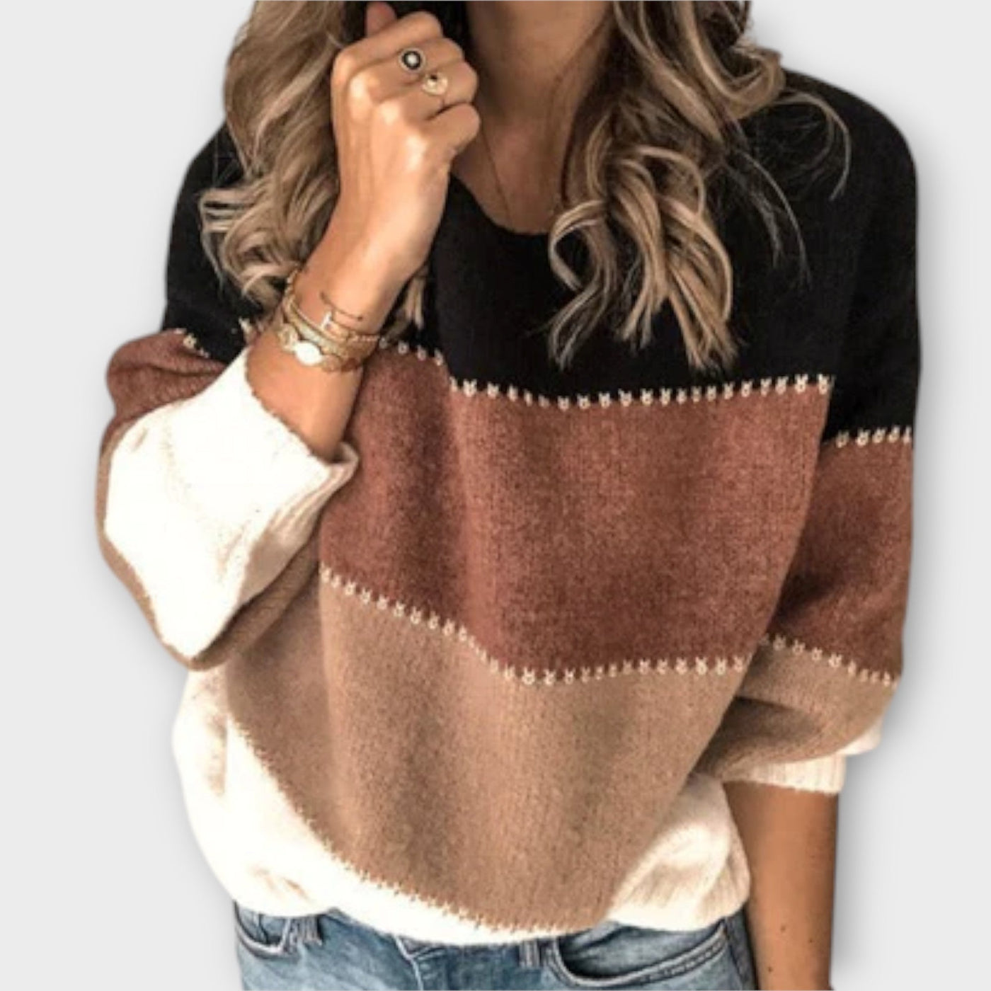 Elisa - Lässiger und weicher Pullover