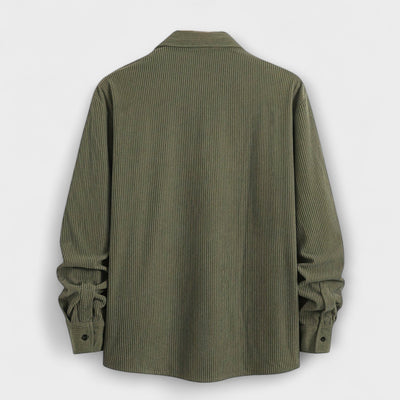 Cardigan aus Rippvelours