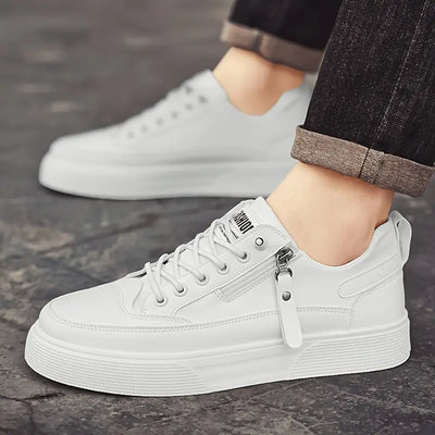 CIRO | LEDERSNEAKER MIT REISSVERSCHLUSSDETAIL