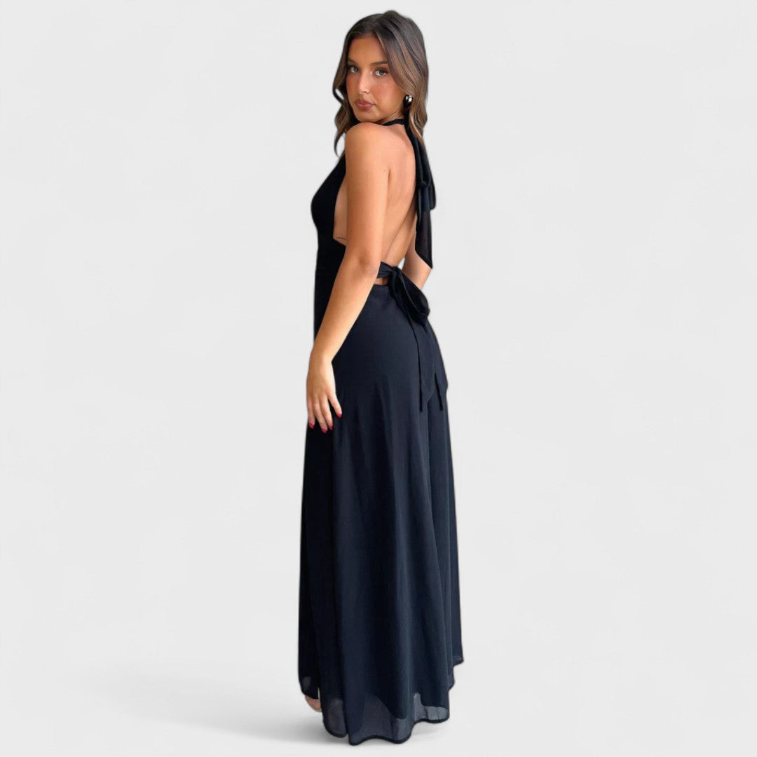 Elenor - Langes Sommerkleid, das die Figur betont