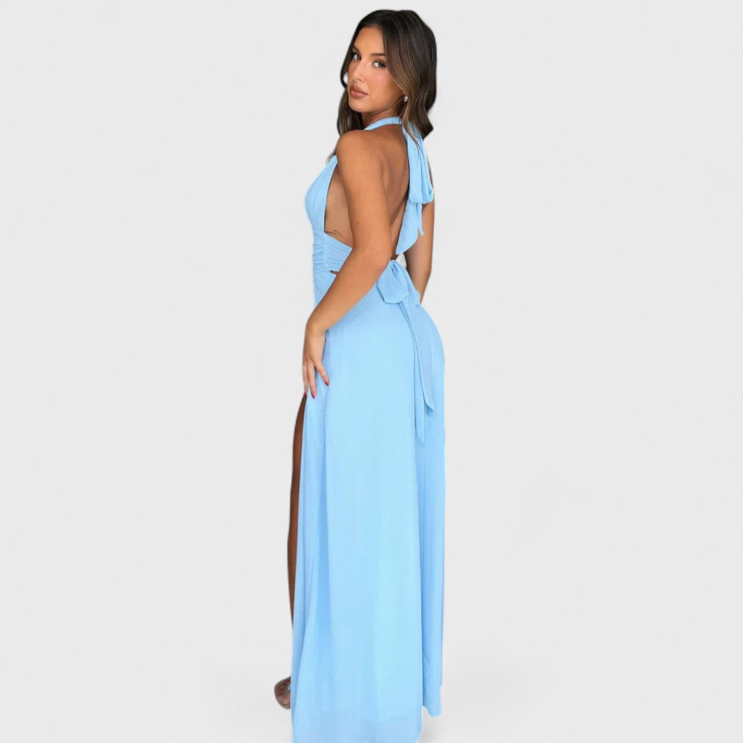 Elenor - Langes Sommerkleid, das die Figur betont