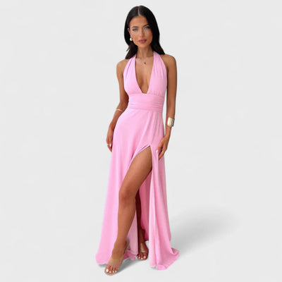 Elenor - Langes Sommerkleid, das die Figur betont