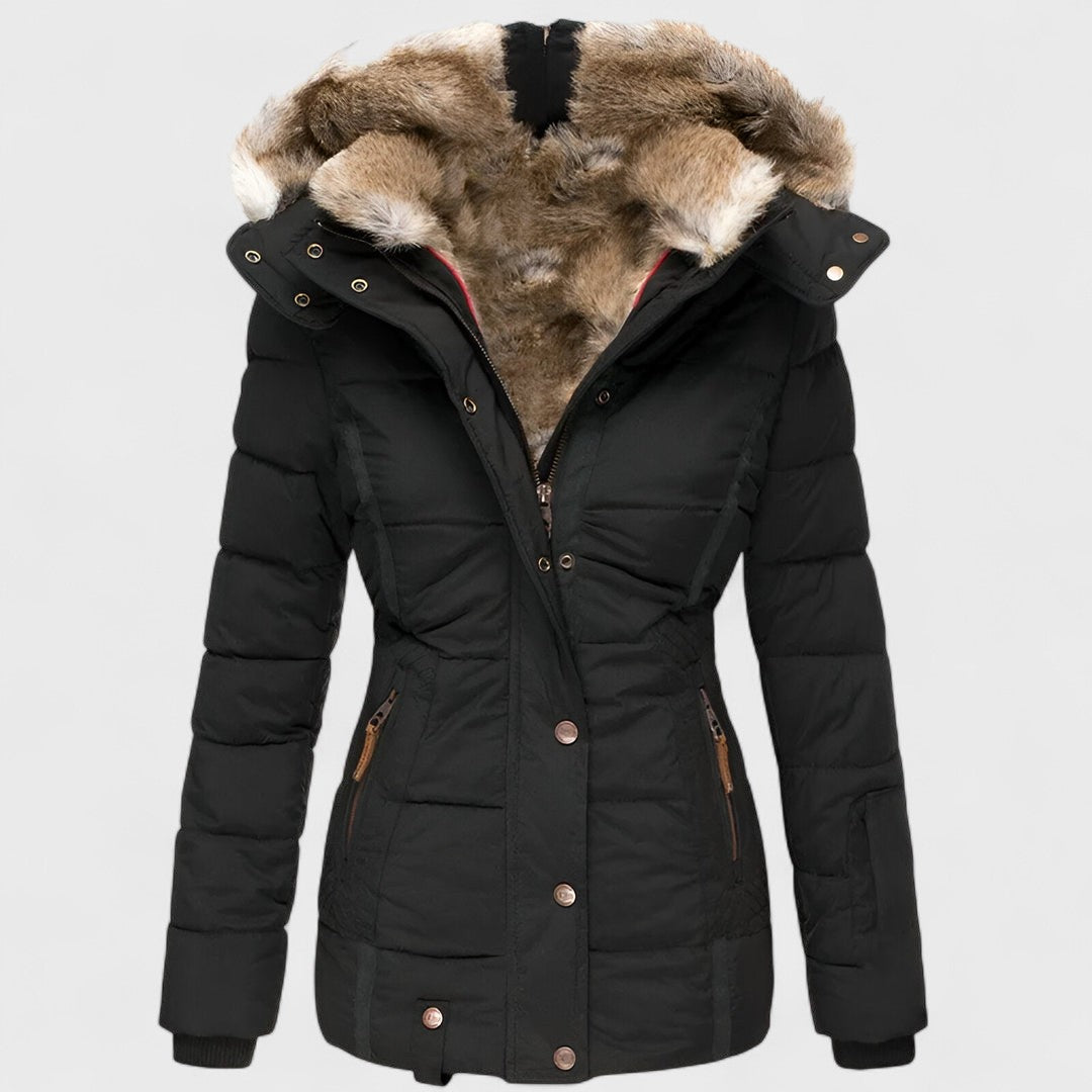 Annamarie - Pufferjacke mit Kapuze und schlankem Design