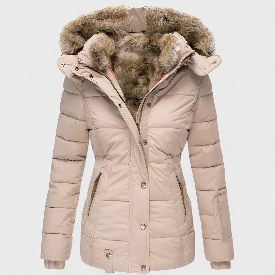 Annamarie - Pufferjacke mit Kapuze und schlankem Design