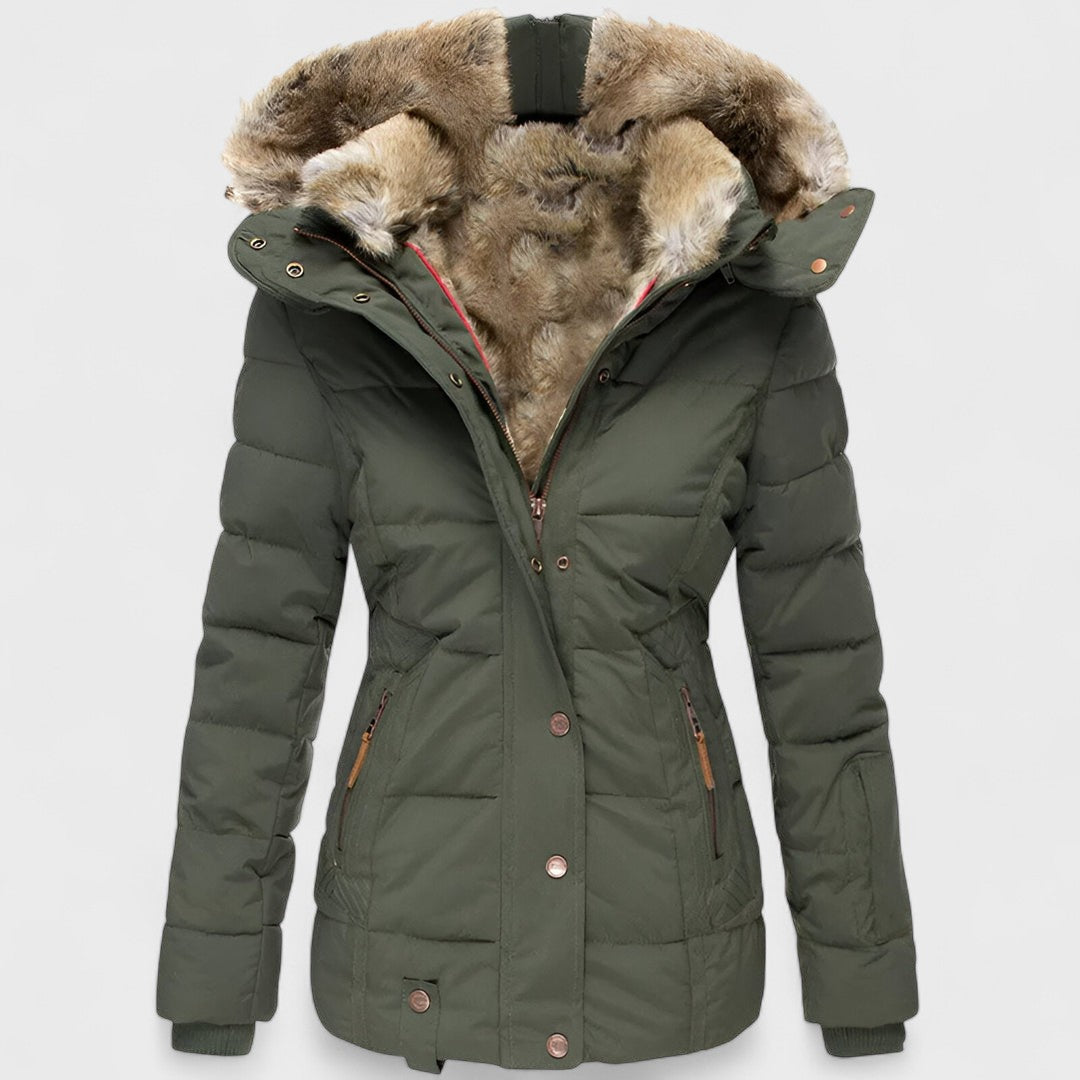 Annamarie - Pufferjacke mit Kapuze und schlankem Design