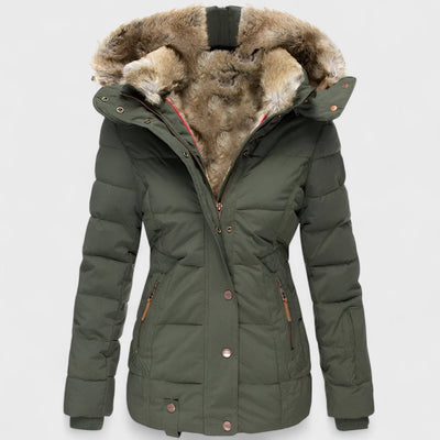 Annamarie - Pufferjacke mit Kapuze und schlankem Design