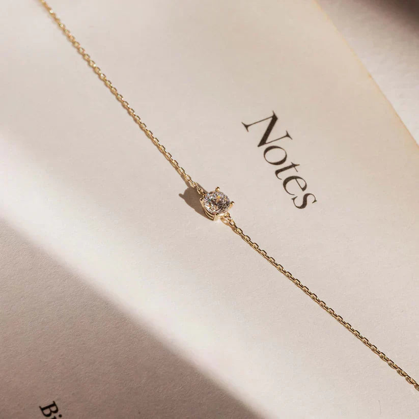 Dalynette | Armband mit Moissanite-Steinen aus 14k Gold