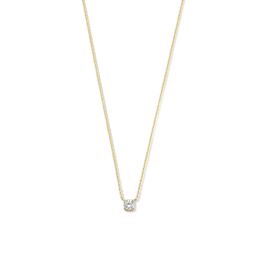 Ysavienna | Halskette aus Moissanite in 14k Gold