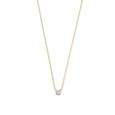 Ysavienna | Halskette aus Moissanite in 14k Gold