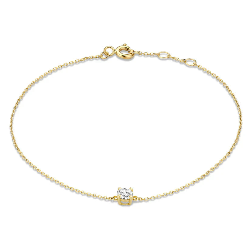 Dalynette | Armband mit Moissanite-Steinen aus 14k Gold