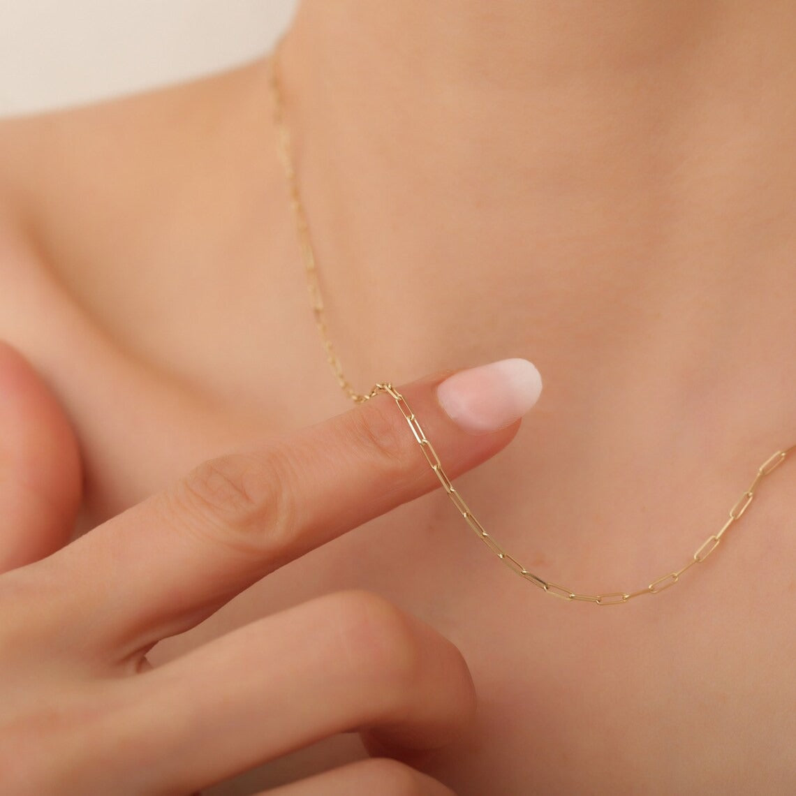 Tiaralynn | Kleine Halskette aus 18K Goldpapier