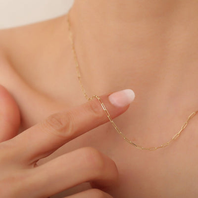 Tiaralynn | Kleine Halskette aus 18K Goldpapier