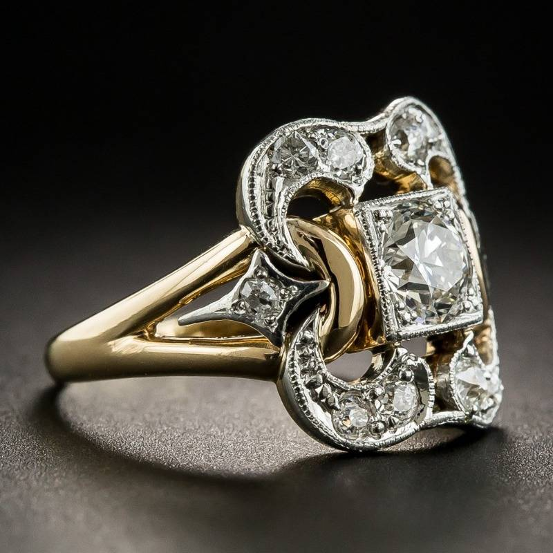 Firenze Luxe - Ring aus Gold mit Zirkon