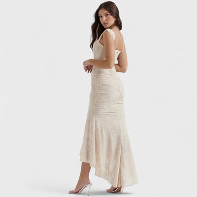 Carisia - Langes blaues Kleid