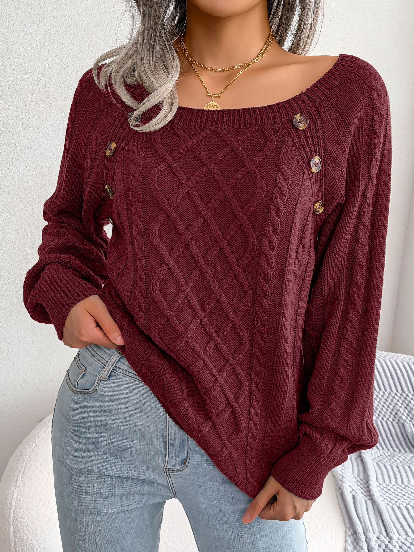 Emilia - Klassischer und Bequemer Pullover