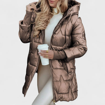 Nolwen - Eleganter Wintermantel mit Kapuze
