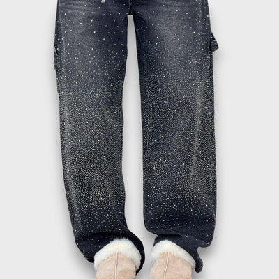 Nolene – Jeans mit schimmerndem Finish und urbanem Charakter