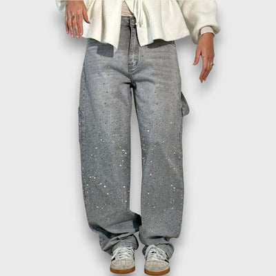 Nolene – Jeans mit schimmerndem Finish und urbanem Charakter