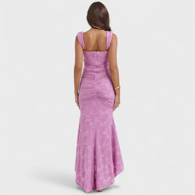 Carisia - Langes blaues Kleid