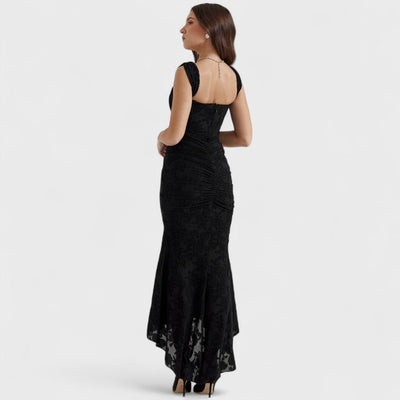 Carisia - Langes blaues Kleid
