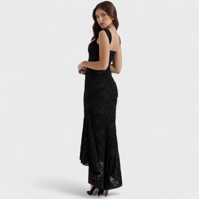 Carisia - Langes blaues Kleid