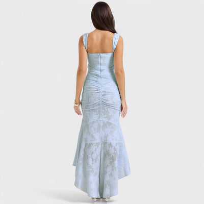 Carisia - Langes blaues Kleid