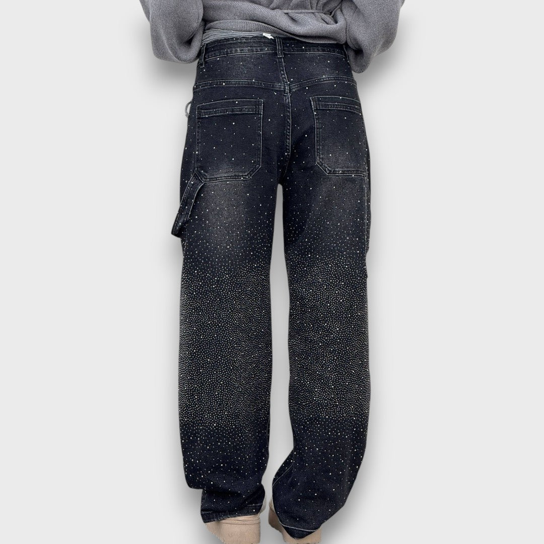 Nolene – Jeans mit schimmerndem Finish und urbanem Charakter