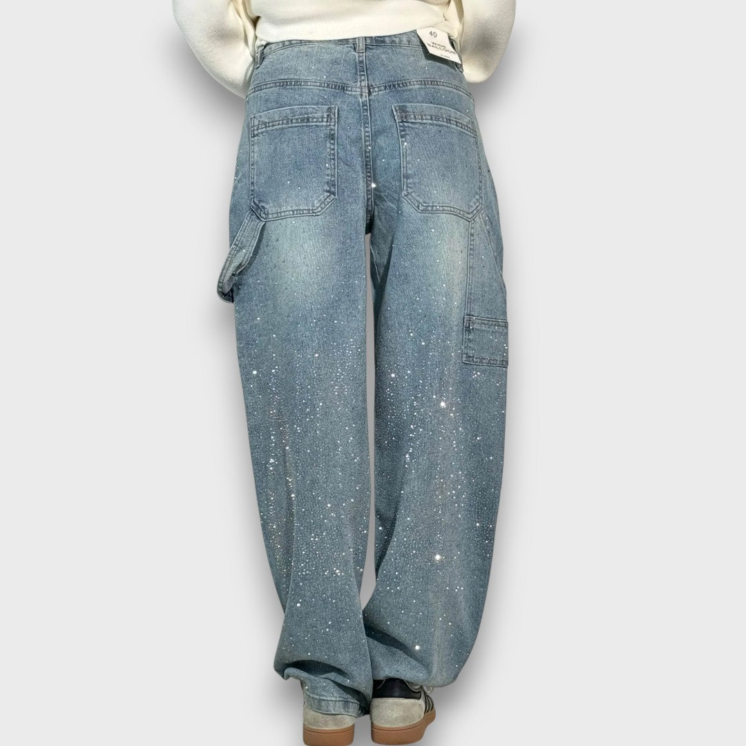 Nolene – Jeans mit schimmerndem Finish und urbanem Charakter
