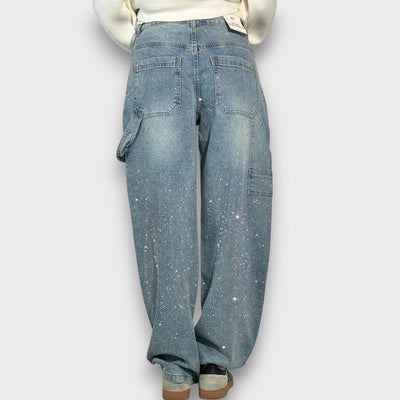 Nolene – Jeans mit schimmerndem Finish und urbanem Charakter