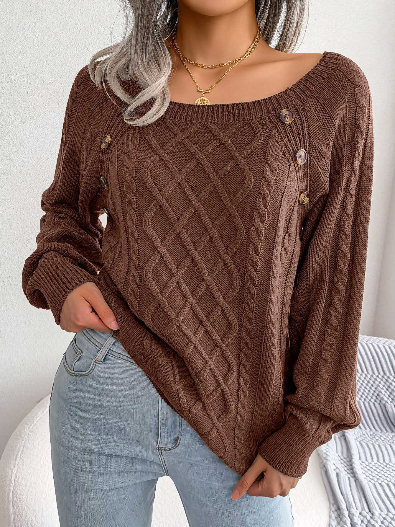 Emilia - Klassischer und Bequemer Pullover