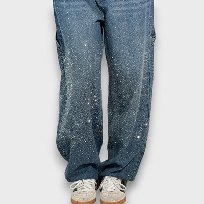 Nolene – Jeans mit schimmerndem Finish und urbanem Charakter