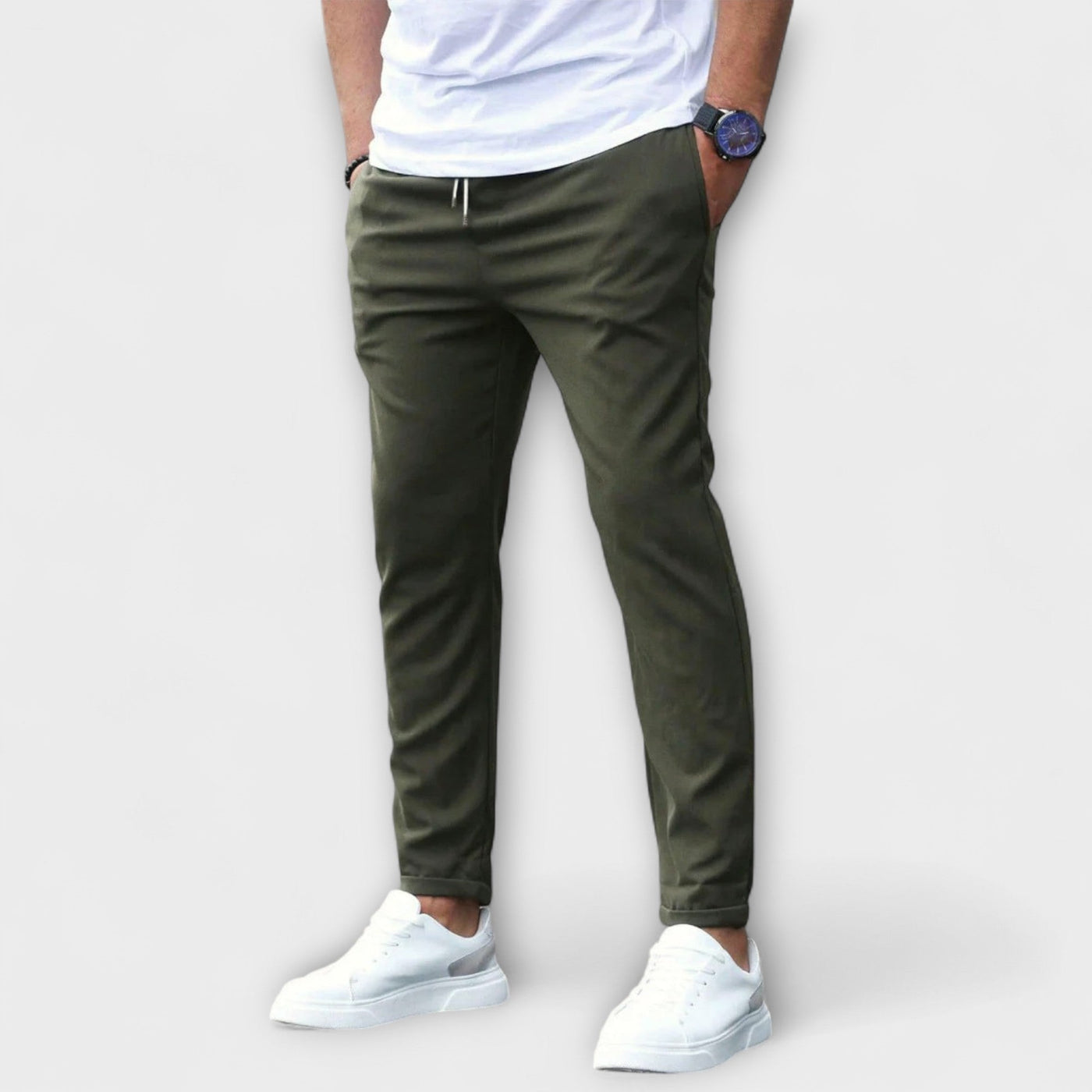 Premium Leichte Casual-Hosen mit Geradem Schnitt