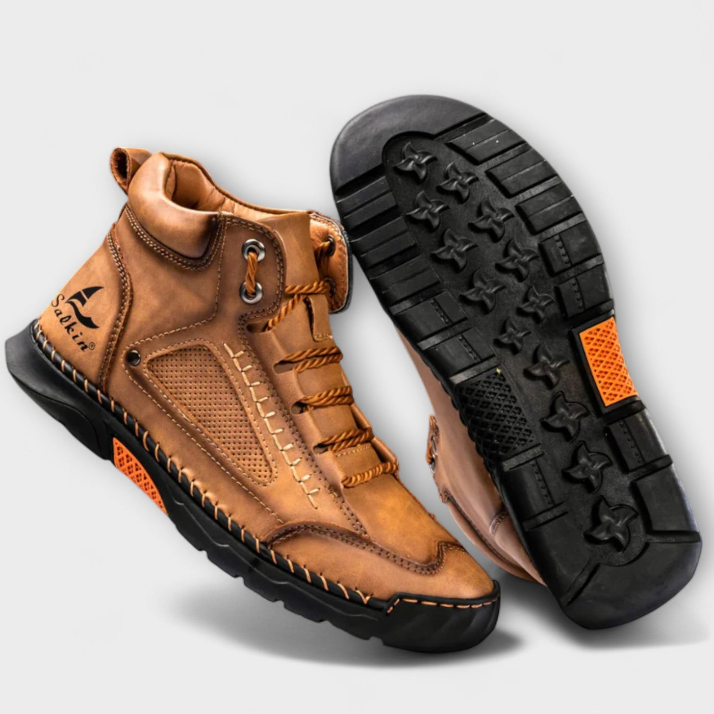 Hohe Lederstiefel